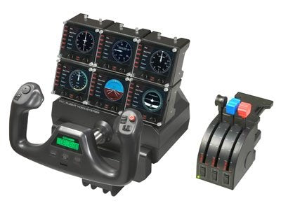 EAN 5099206069824 - Logitech G 945-000008 mando y volante Negro USB 2.0 Simulador de Vuelo Analógico/Digital PC imagen 8