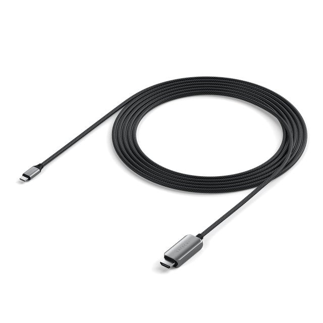 Satechi Usb-C To Hdmi 2.1 8k Cable, Longitud: 1,96m Verfügt Sobre Einen Hdmi 2.1- Sowie Einen Usb C Conexión