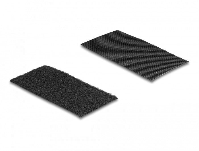 Delock Klettpad Con Haft- Und Flauschpad L100xb50mm Negro
