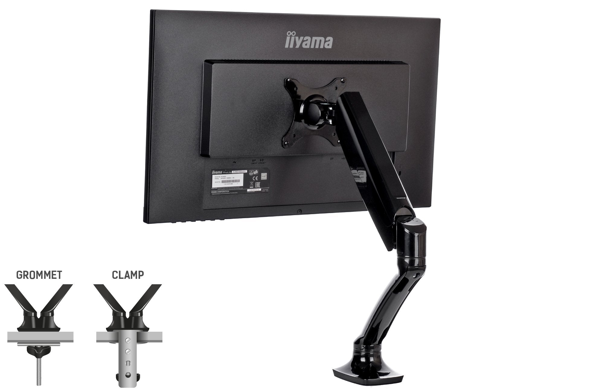 EAN 4948570032105 - iiyama DS3001C-B1 soporte para monitor 68,6 cm (27") Escritorio Negro imagen 4