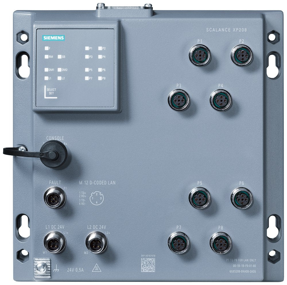Siemens 6gk5208-0ha00-2ts6 Industrial Ethernet Switch 10 - Switch - 0,1 Gbps