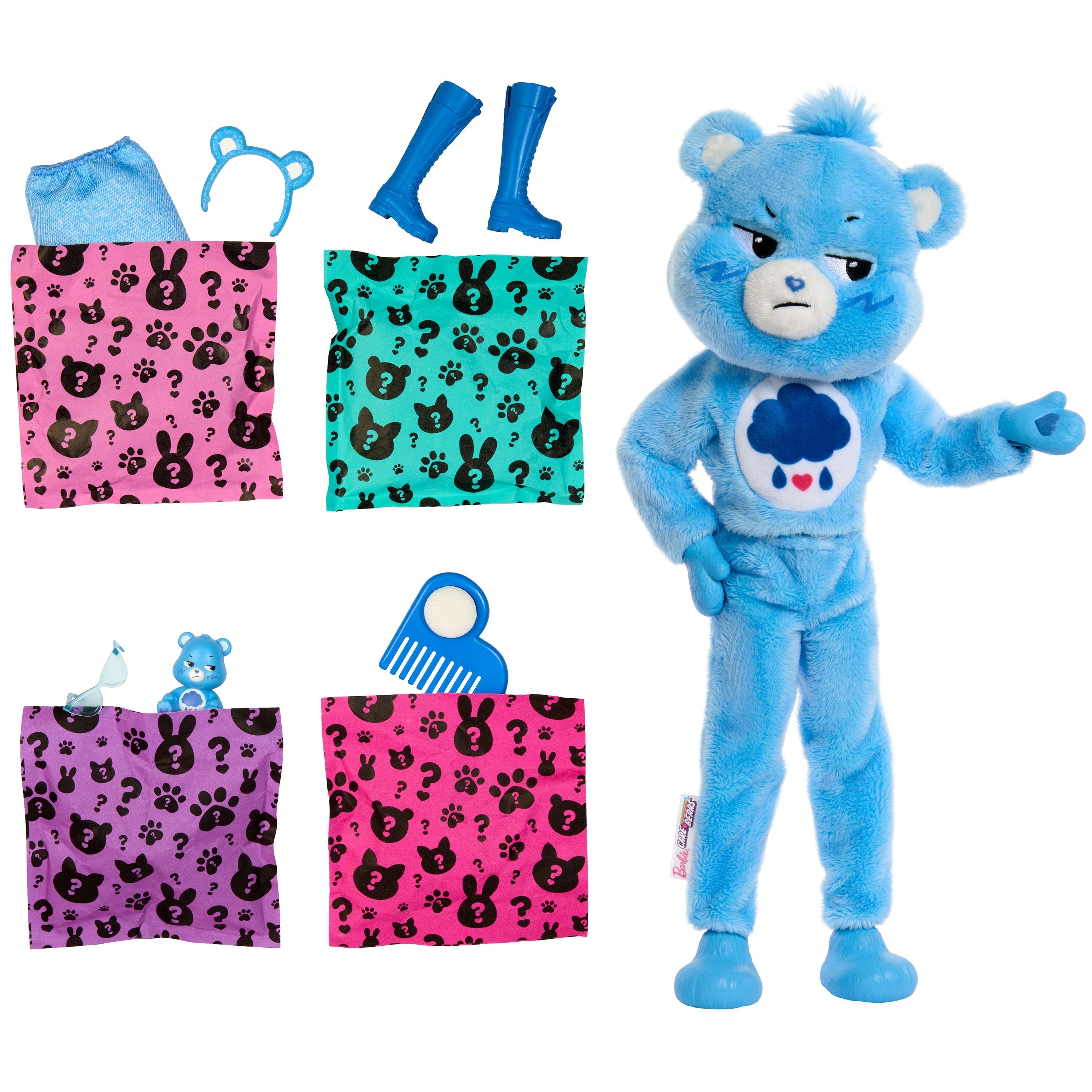 Muñeca  Mattel Barbie Cutie Reveal Care Bears Series - Oso Gruñidor Jcn96