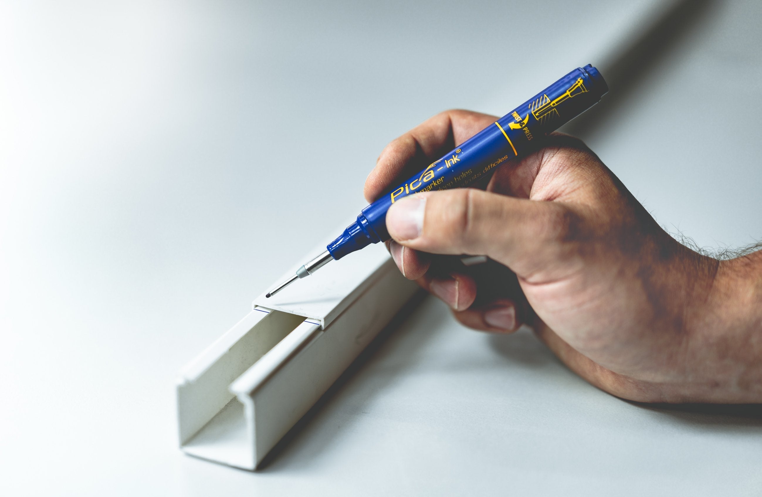 Pica Ink Deep Hole Marker Blue