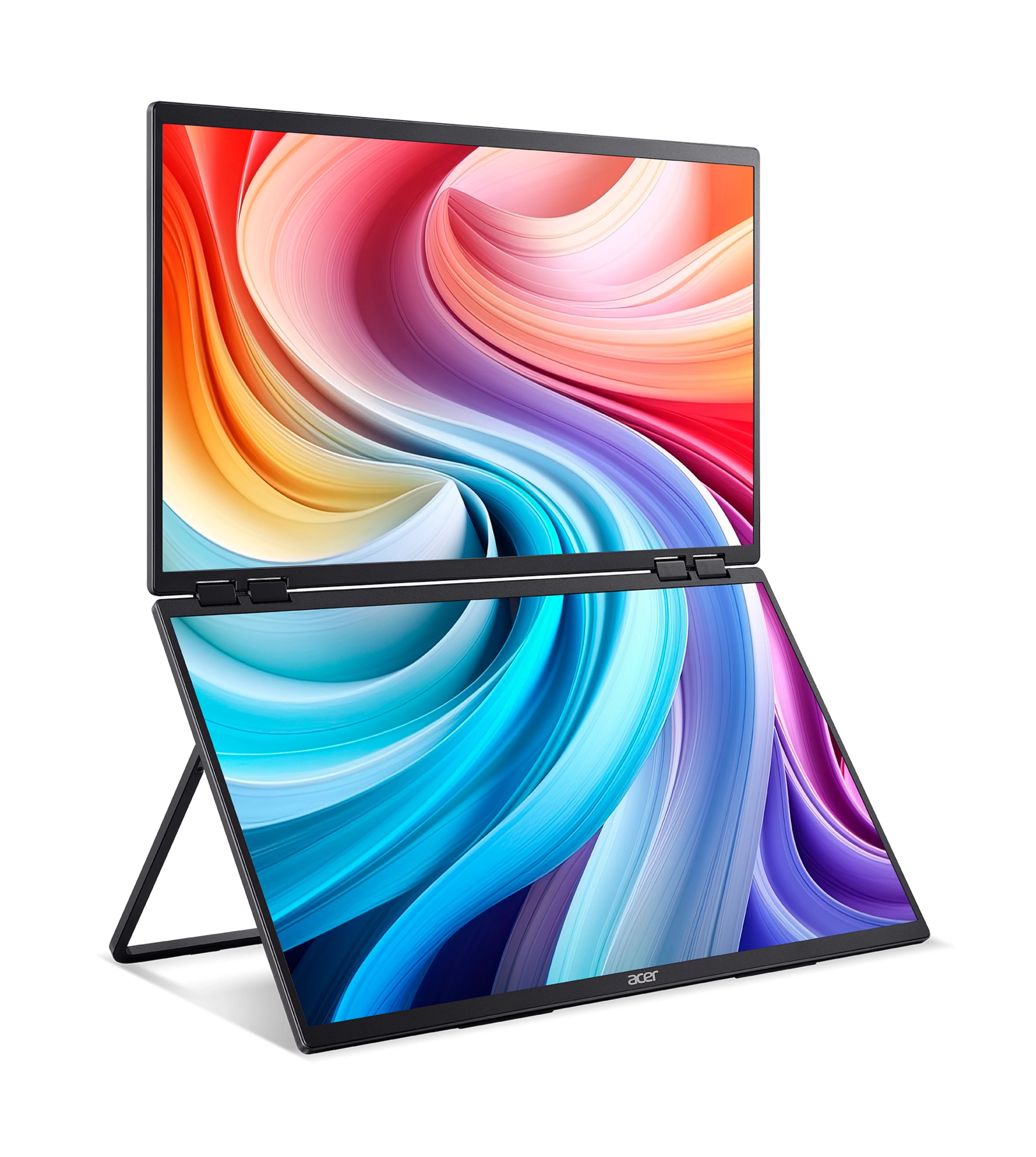 23.8'' Portable Dual Monitor Zeroframe Ips Pd243yebmiuux