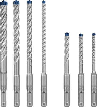Bosch Juego De Taladro Percutor Expert Sds-Plus-7x, 7 Piezas 2608900195