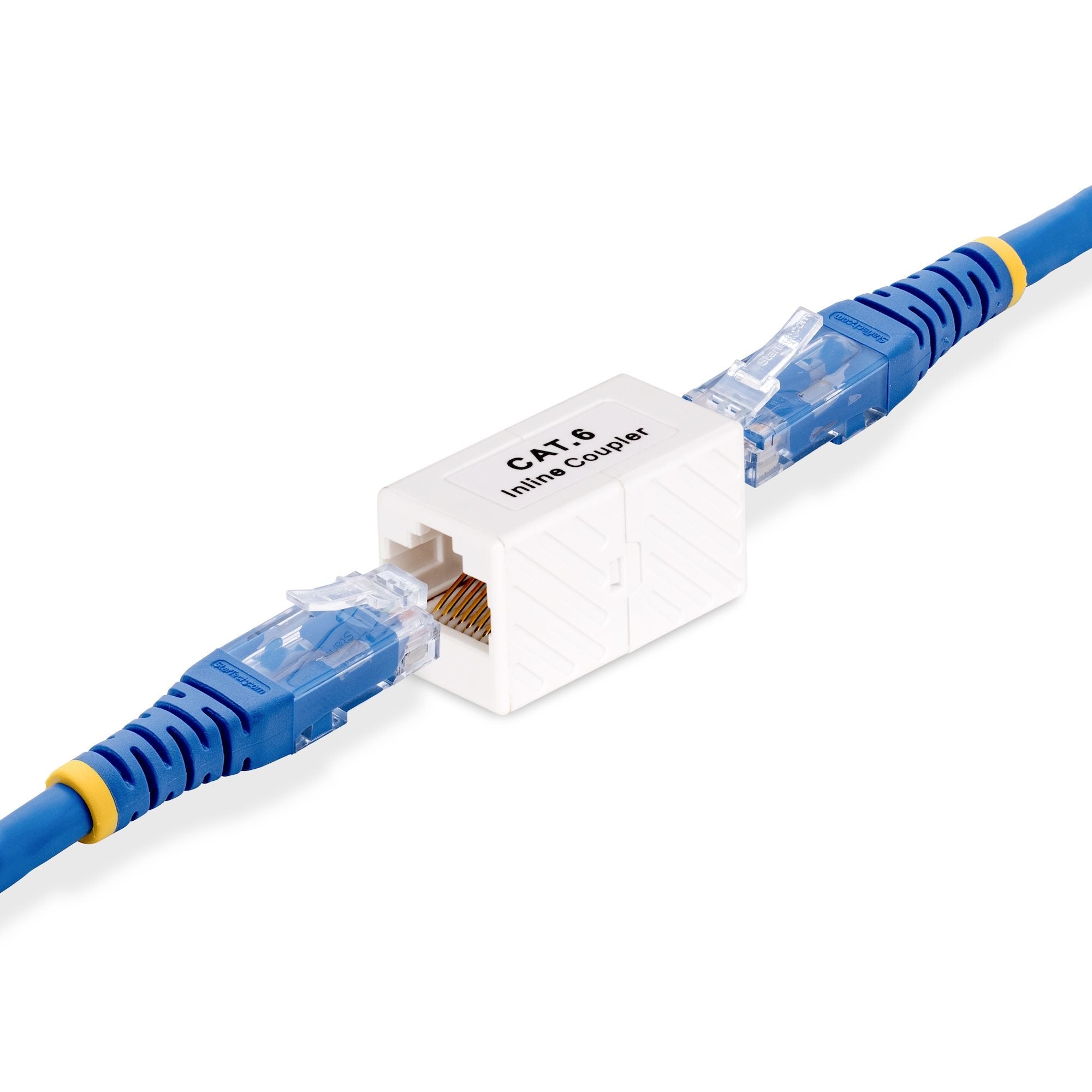 Startech.Com Acoplador Rj45 - Acoplador Utp - Acoplador De Cable De Red - Conector Sin Blindar T568 - Cat6 - Hembra A Hembra - Extensión De Cableado De Red Rj45 Sin Blindaje