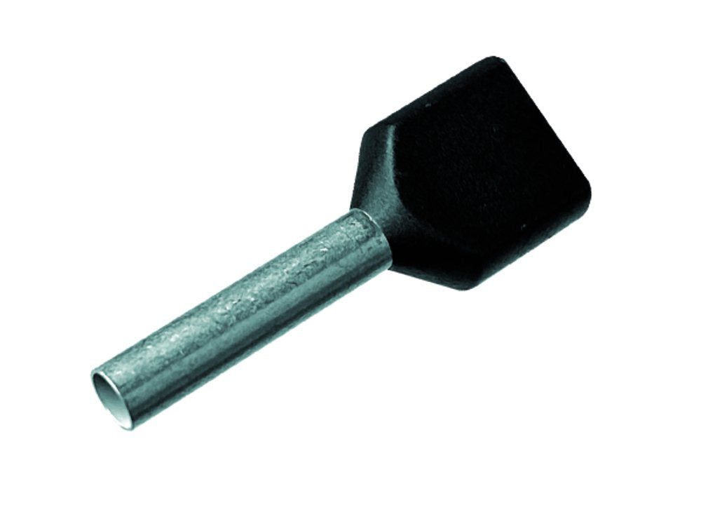 Intercable Iciae07510z Zwillings- Aderendhlse 2x0,75qmm 10mm Grau