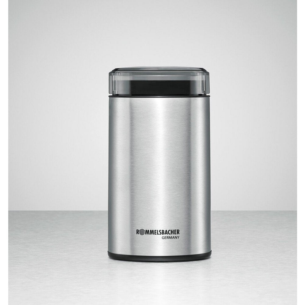 Molinillo De Café Rommelsbacher Ekm 100 (Acero Inoxidable/Negro, 200 Vatios) Ekm 100