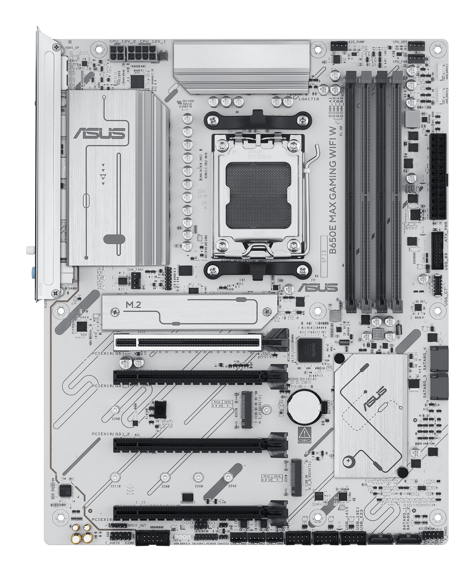 Placa Base Asus B650e Max Gaming Wifi W Amd,Am5,Ddr5,Atx