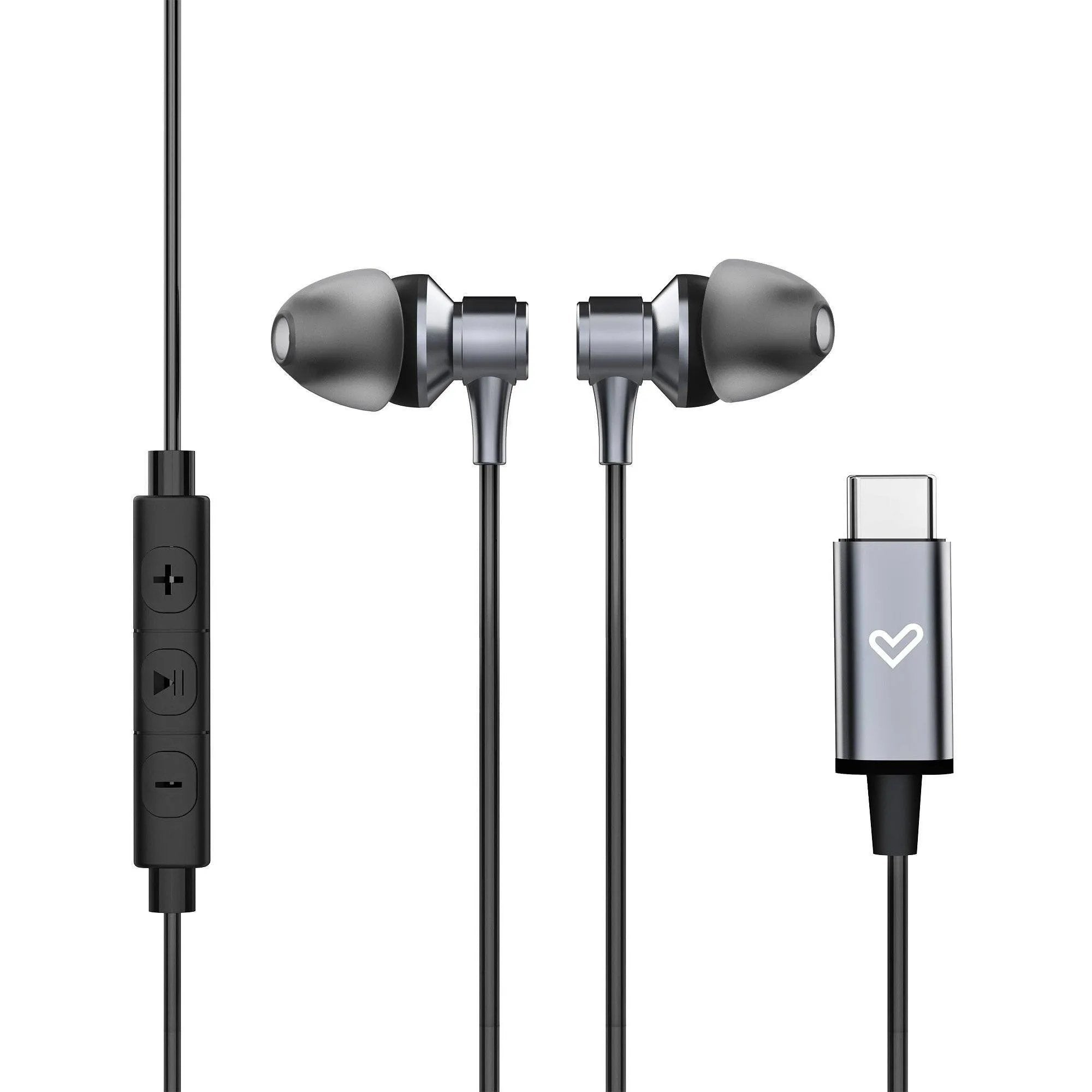 EAN 8432426456741 - Energy Sistem Metallized Type C Auriculares Alámbrico Dentro de oído Llamadas/Música USB Tipo C Negro, Gr imagen 4