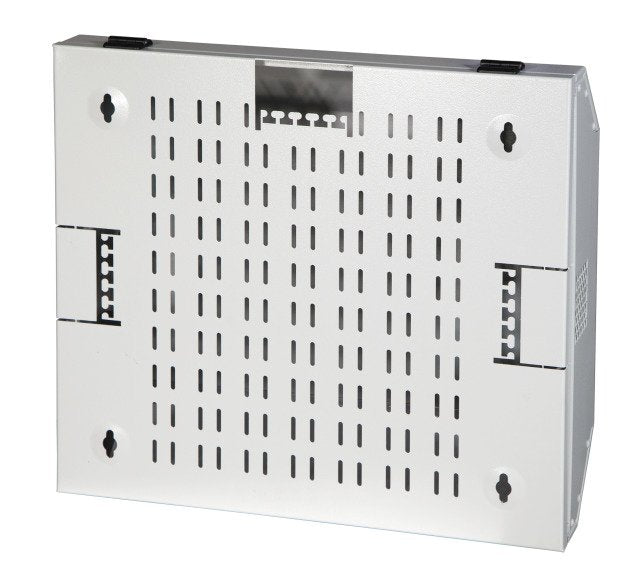 Armario De 19" Con Cerramiento De Pared De 3u Vertical + 5u Horizontal, Color Blanco.
