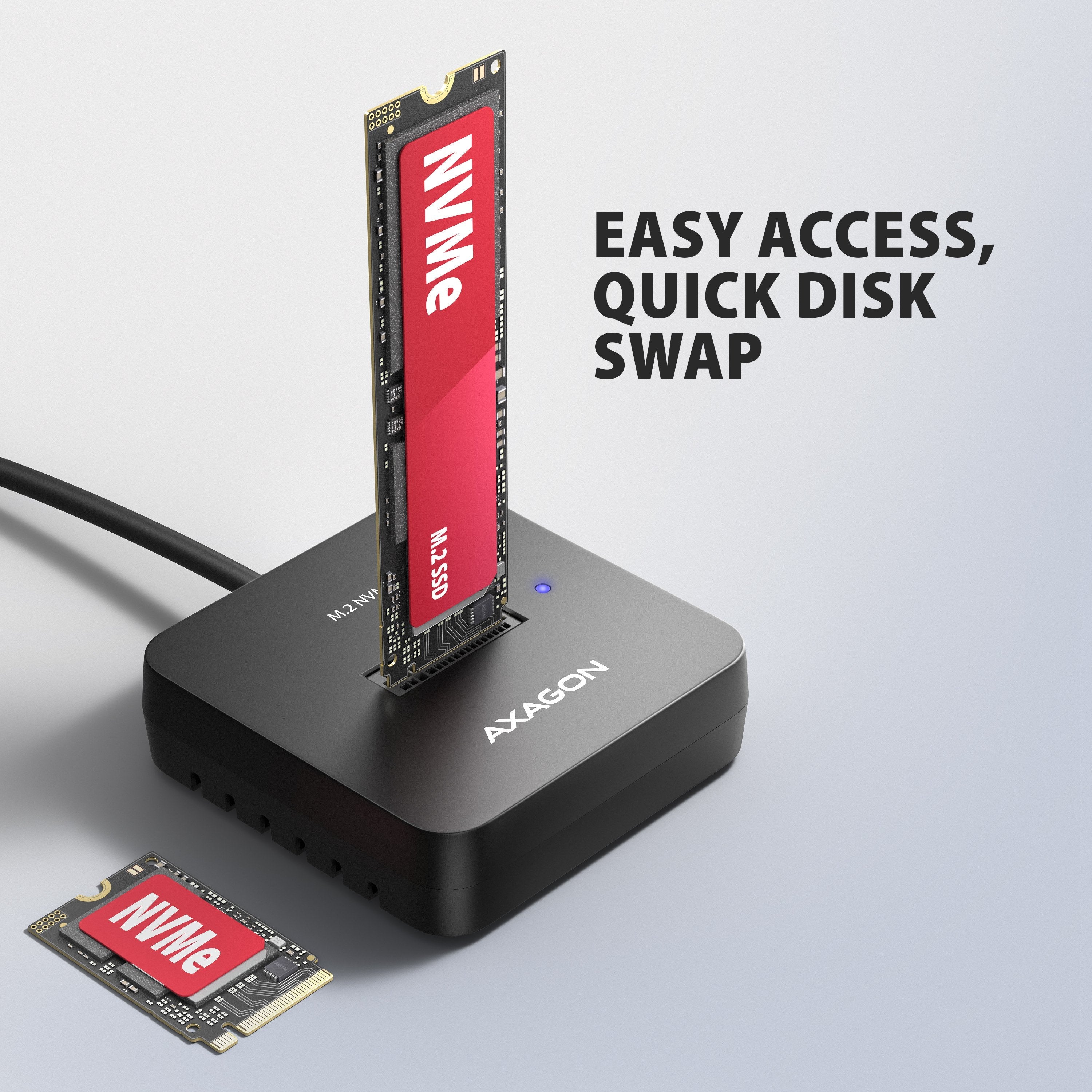 Adsa-M2c11l Base De Conexión Usb-C 3.2 Gen 2 - 1 X Nvme M.2 10gbps