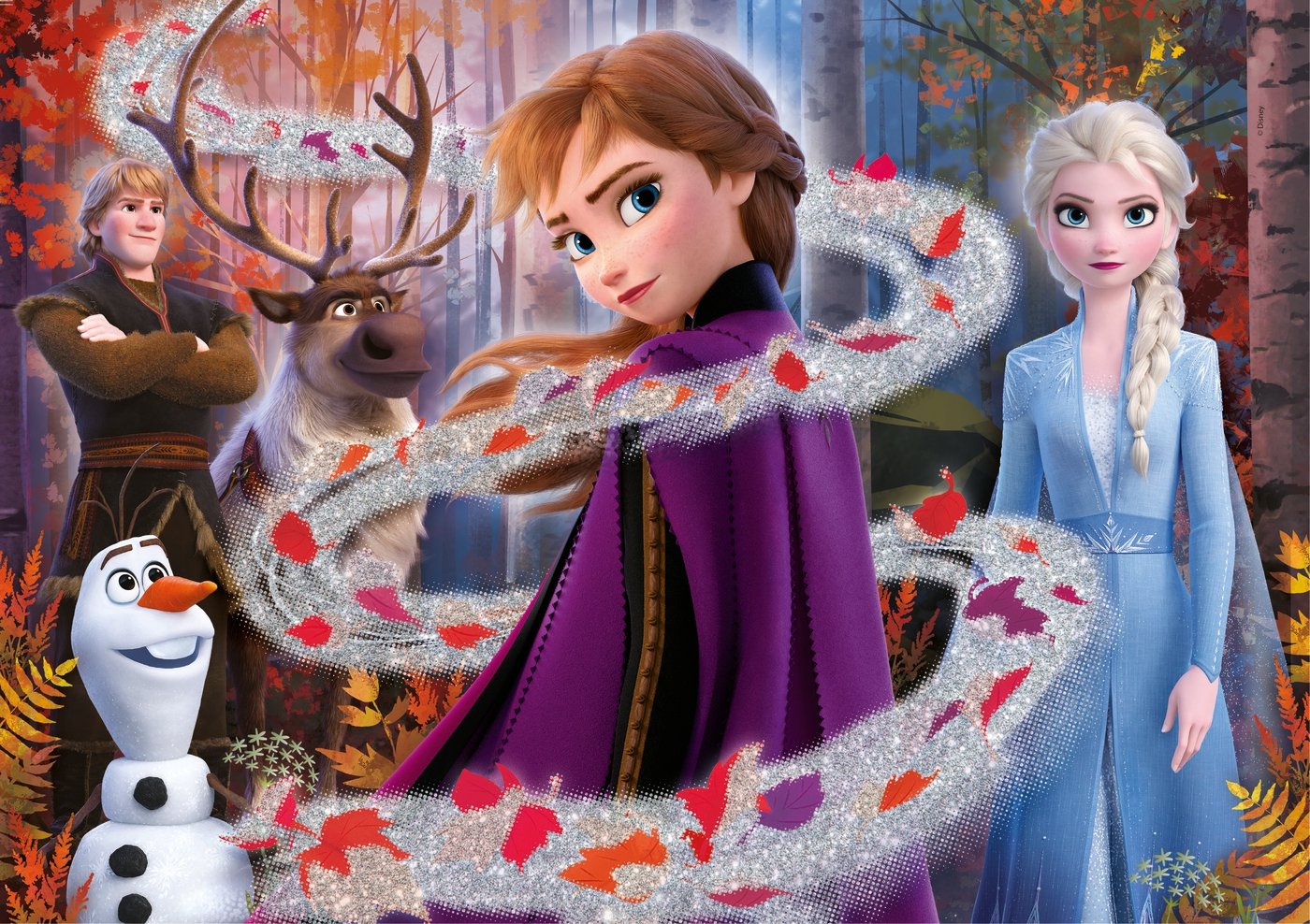 Puzzle Glitter Effect Frozen 2 Disney 104pzs