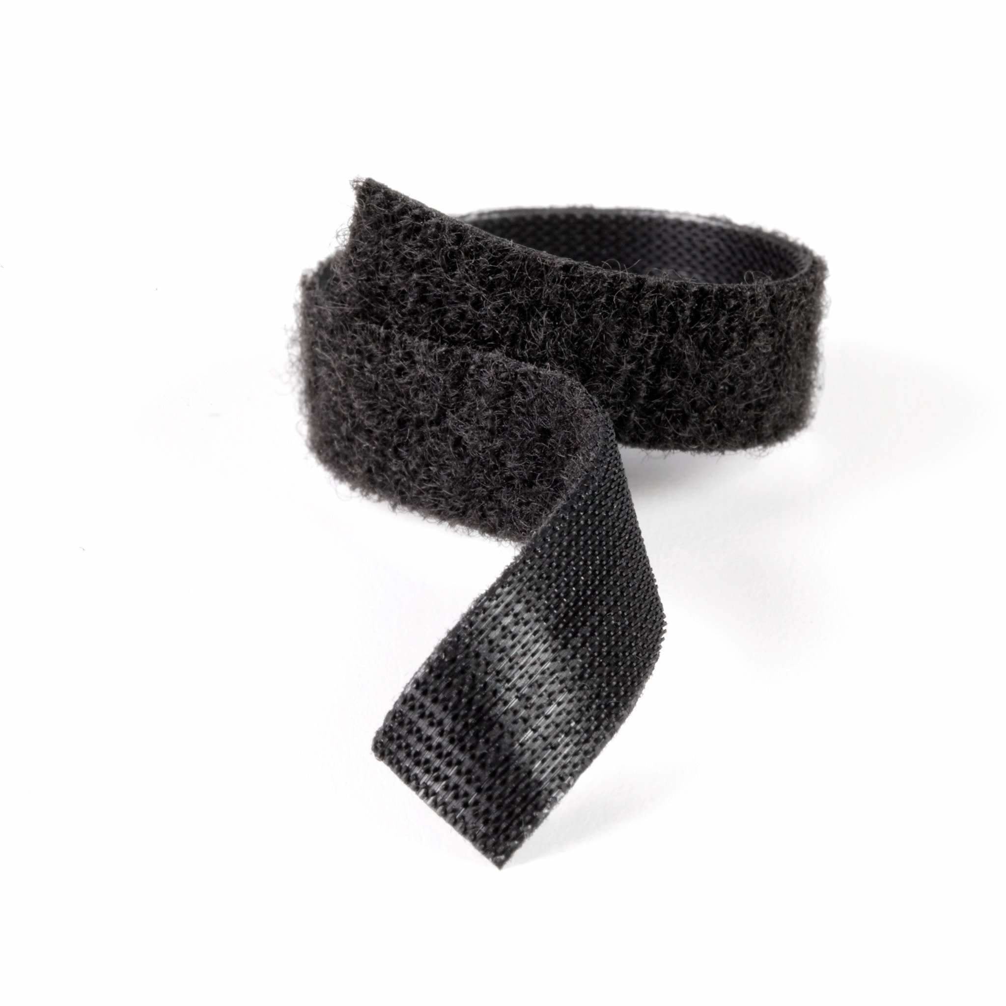 Velcro One-Wrap Wiederverwendbares Klettband, One-Wrap Band 10mm X 5m Schwarz