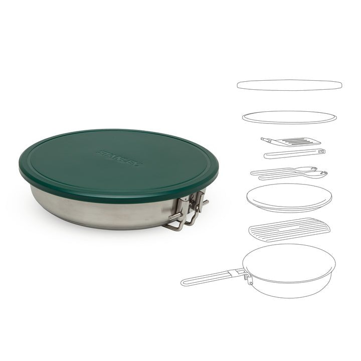 Conjunto De Sartenes Todo En Uno Stanley De Acero Inoxidable 0,94 L