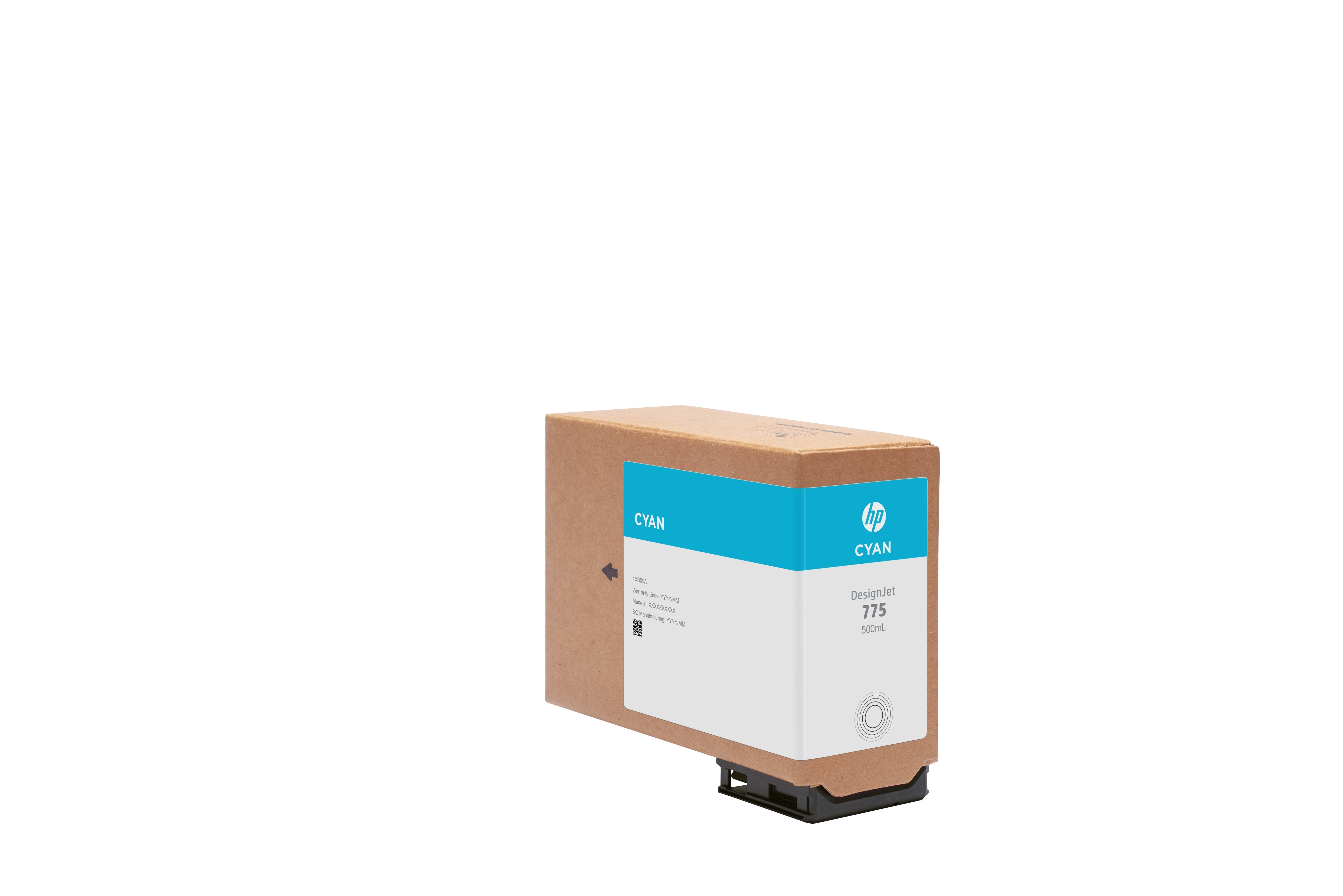 Hp 775 Ink Cartridge Cyan 500ml 1xb17a