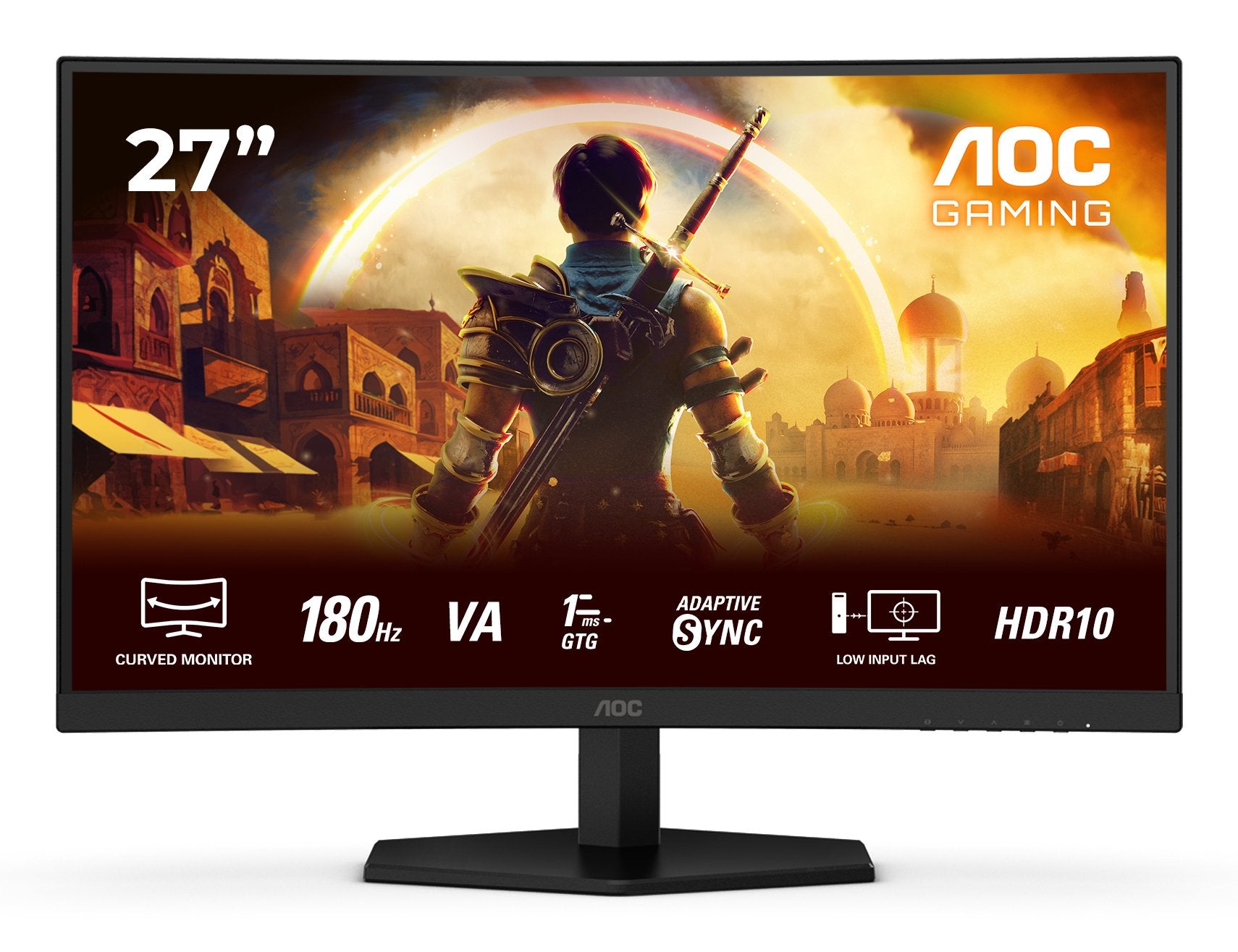 EAN 4038986182638 - AOC G4 C27G42E pantalla para PC 68,6 cm (27") 1920 x 1080 Pixeles Full HD LED Negro, Rojo imagen 1