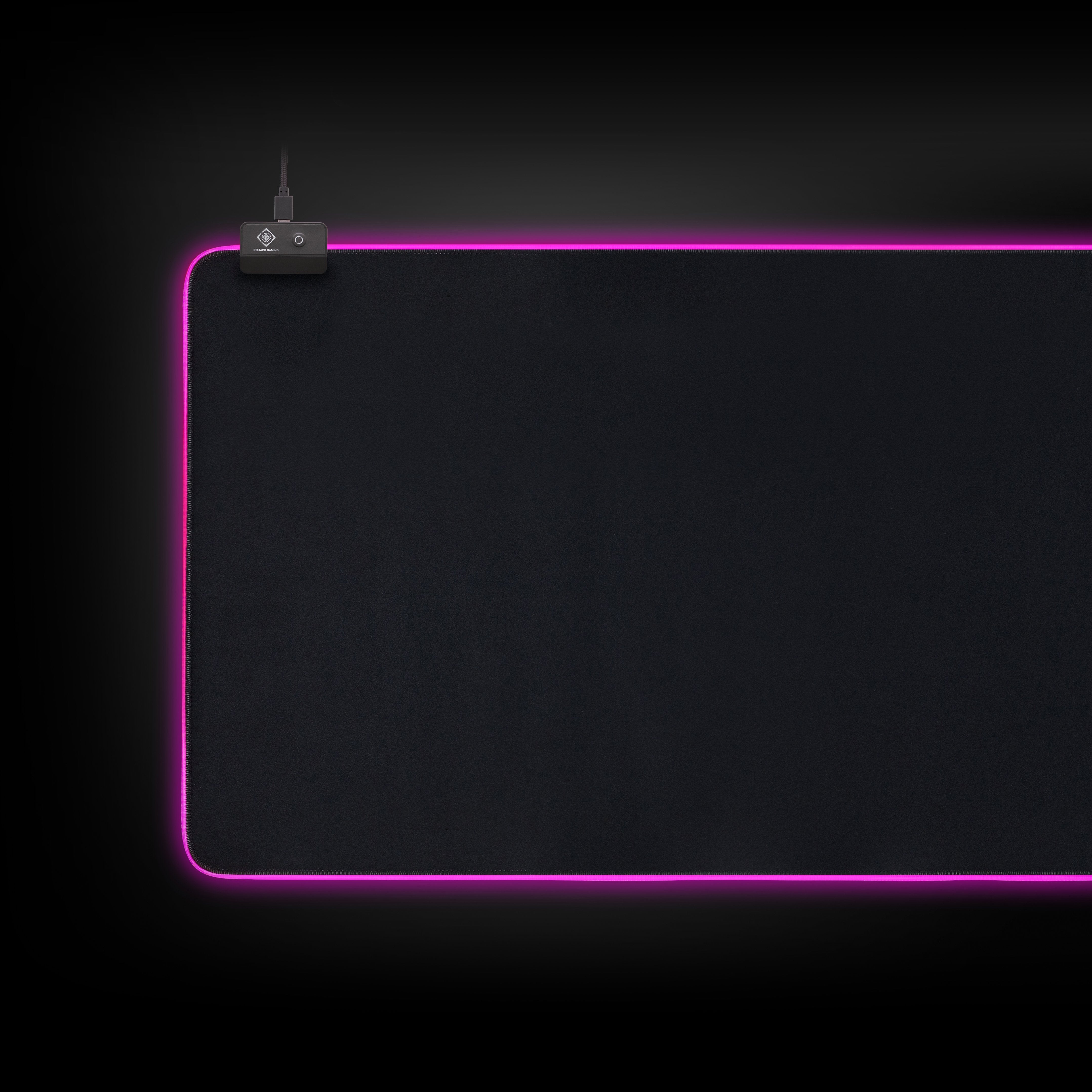 Deltaco Dmp310 Gaming Mauspad Rgb M. 13 Led-Modi Schwarz