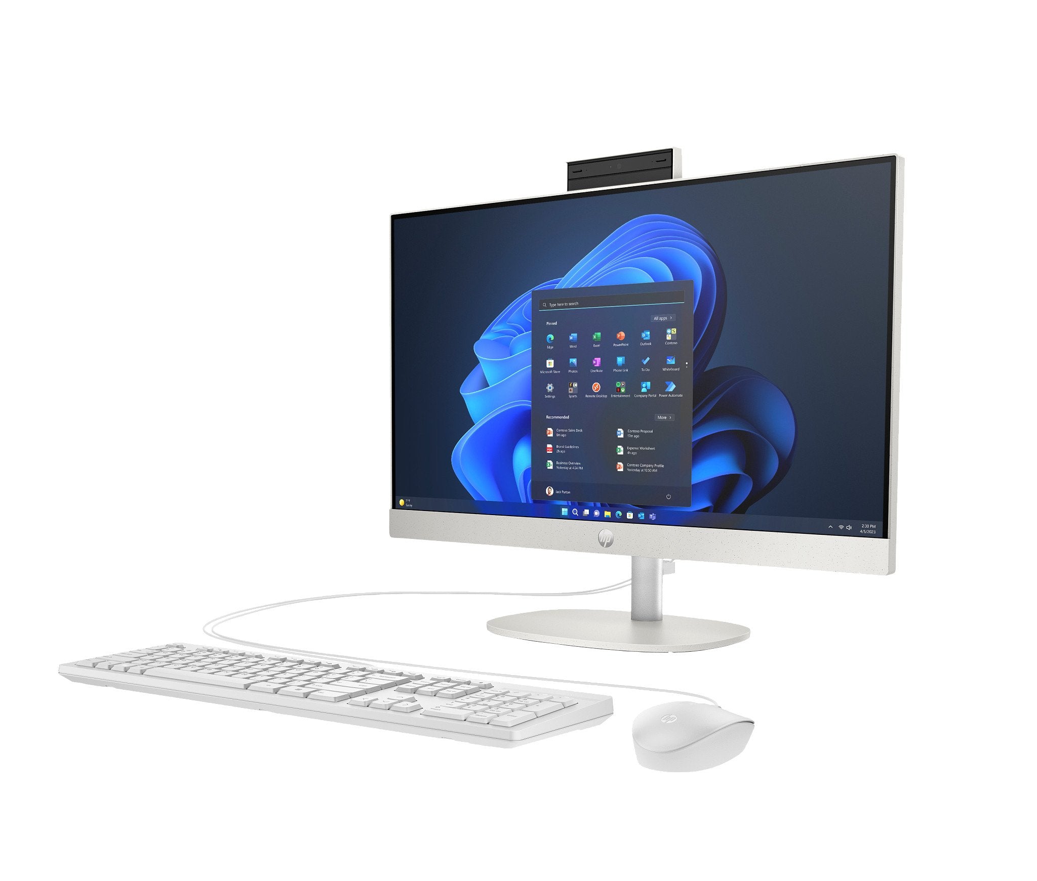 Hp Proone 240 G10 Desktop Pc Intel® Core I5 8 Gb Ddr4-Sdram 256 Gb Ssd Blanco