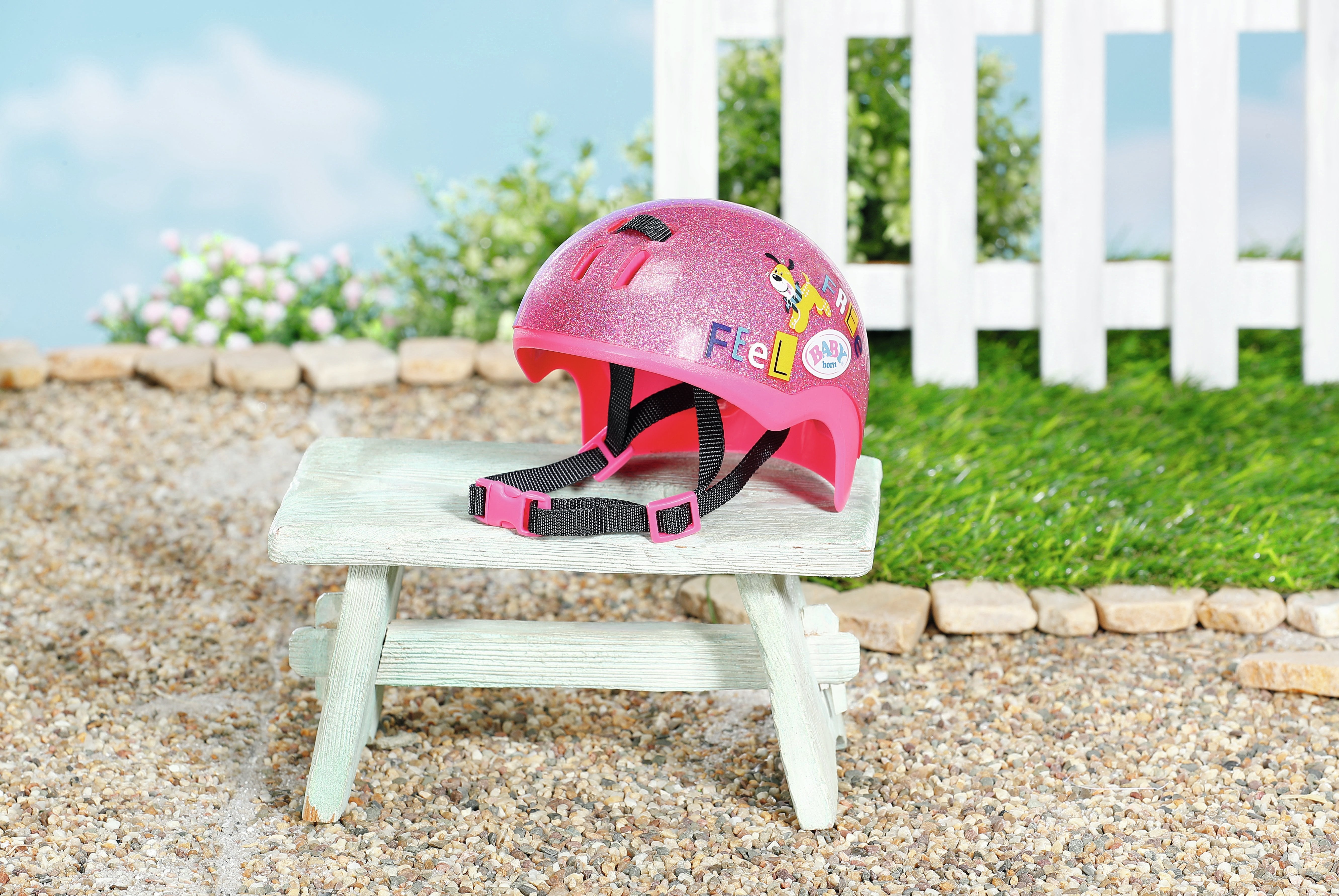 Casco De Bicicleta Zapf Creation Baby Born® 43 Cm, Accesorios Para Muñecas Rosa 836835