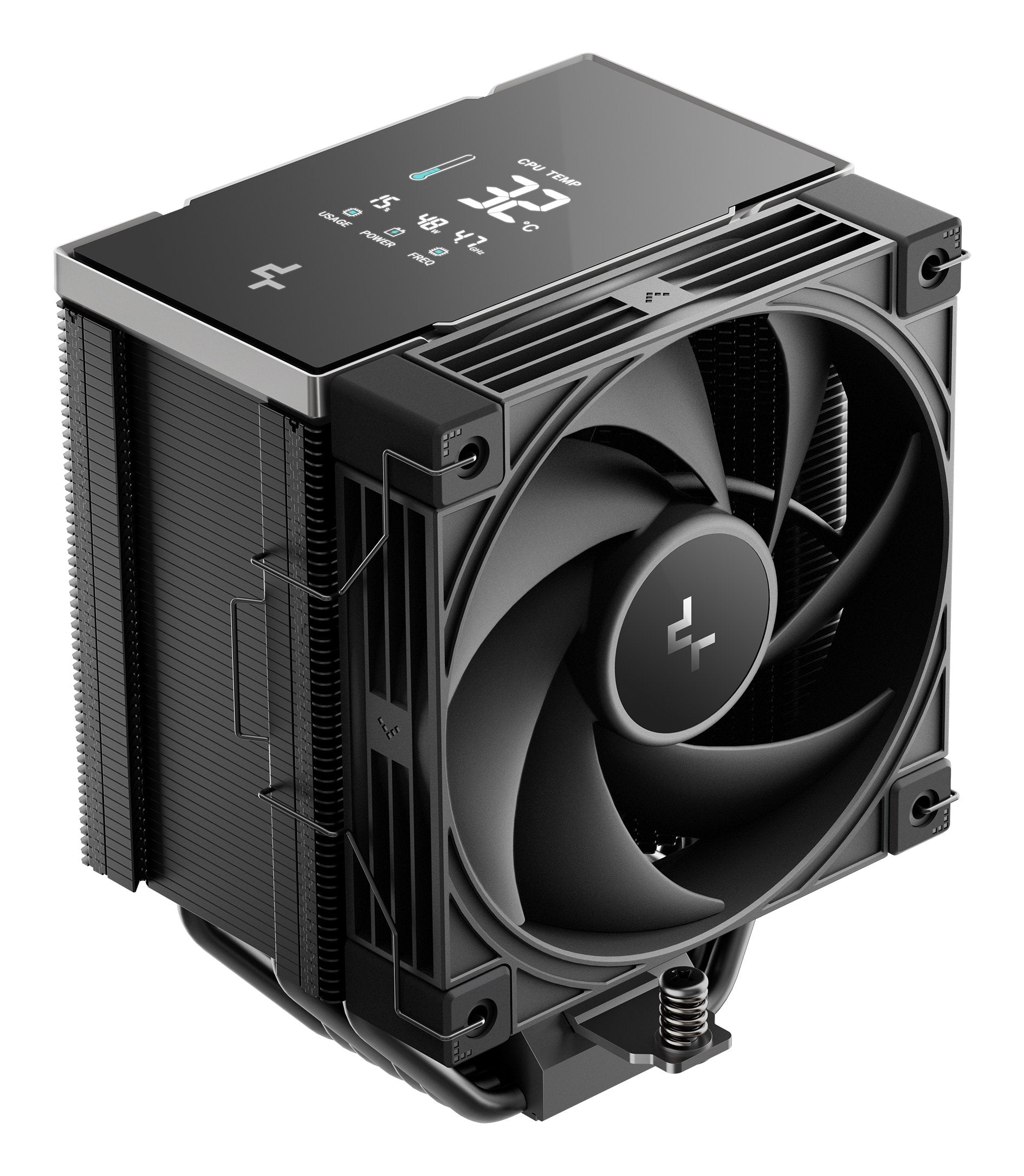 Refrigeración  Cpu Deepcool Ak700 Digital Nyx,Negro, 120 Mm R-Ak700-Bknnmn-Gjd-1