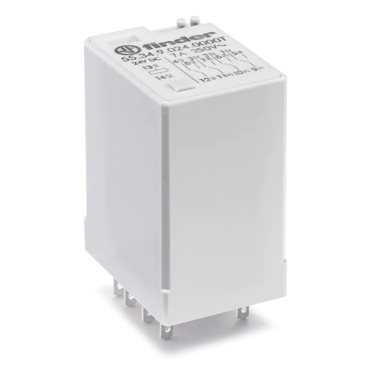 Finder Miniatur-Industrial-Relé Para Circuito Impreso 55.34.8.024.0040 4w 7a 24vac