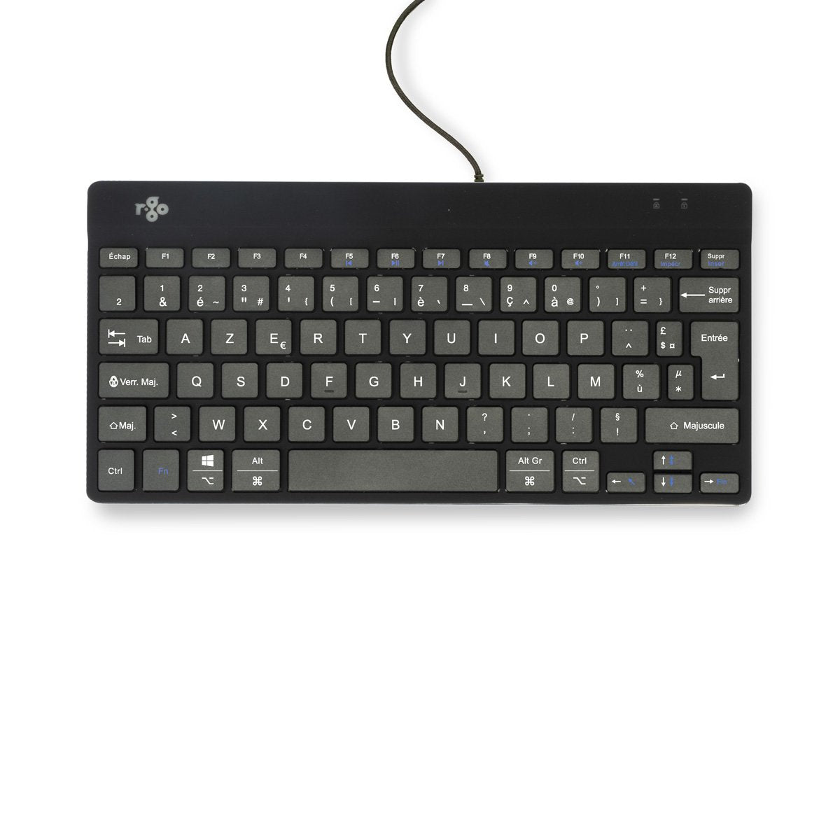 Teclado Francés R-Go Tools Usb Azerty Negro Rgocofrwdbl