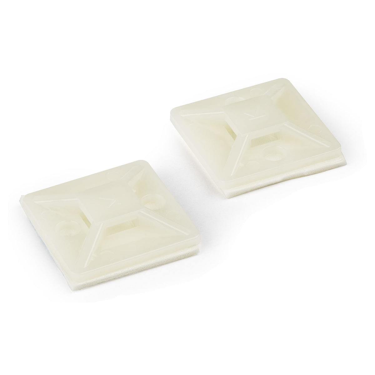 Startech.Com 100 Unidades Selbstklebende Kabelbinderhalterungen - Mittel - Kabelbinderhalterung - Blanco - Conforme Taa (Paquete Con 100)