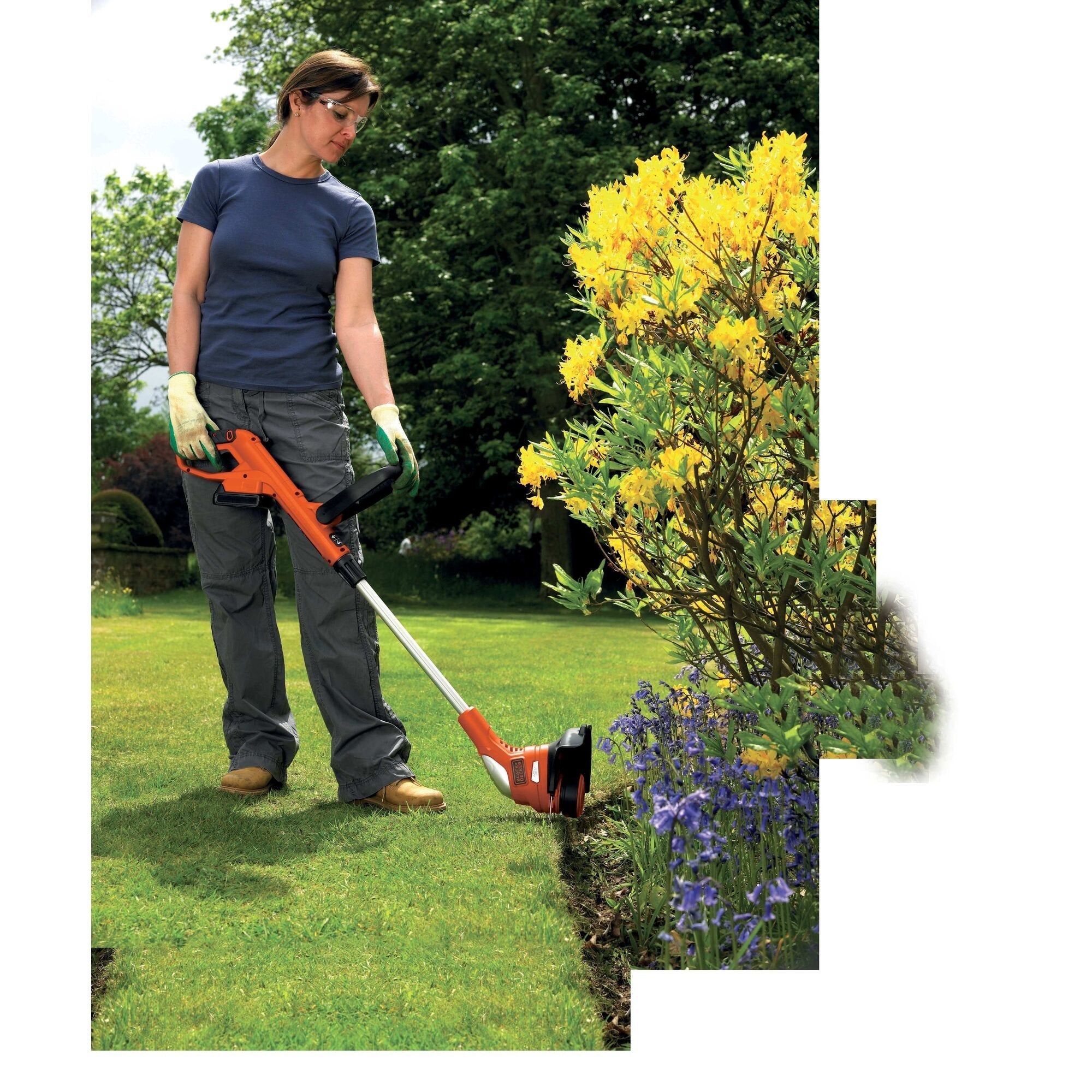 Black+Decker Desbrozadora Inalámbrico Glc1823l20, 18 Voltios Glc1823l20-Qw