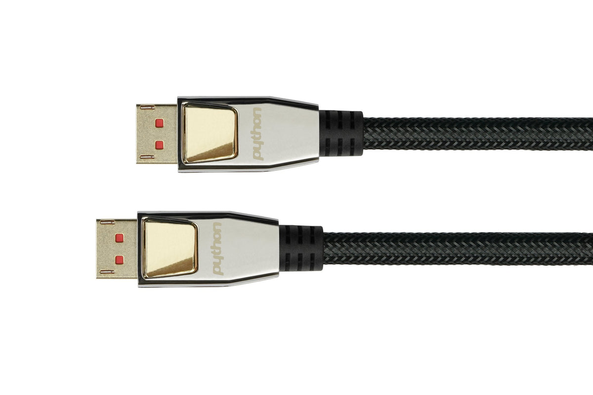 Python M0258 - Displayport Cable Dp 1.4 8ka60 Hz Activo Negro 10 M - Cable - Digital Display Video (Gc-M0258)