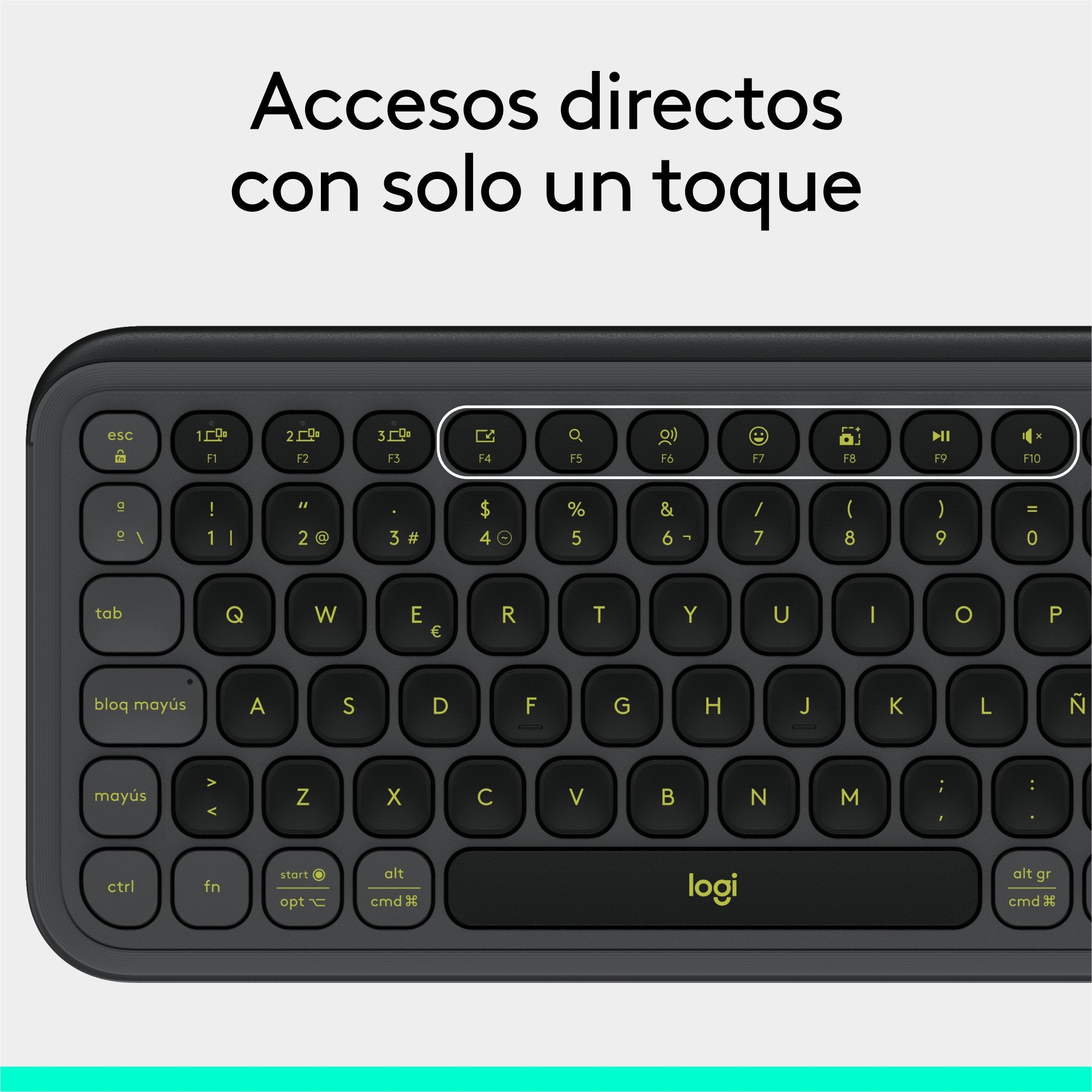 EAN 5099206127562 - Logitech 920-013068 teclado Universal Bluetooth QWERTY Español Grafito imagen 17