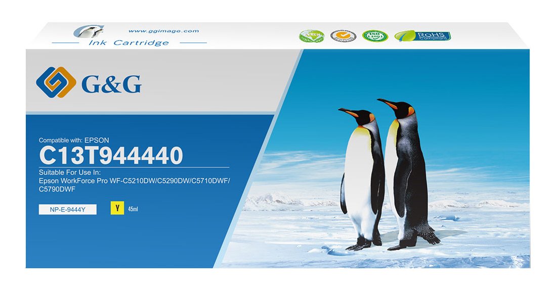 G&G Tinta Compatible Con Epson T9444 Amarillo