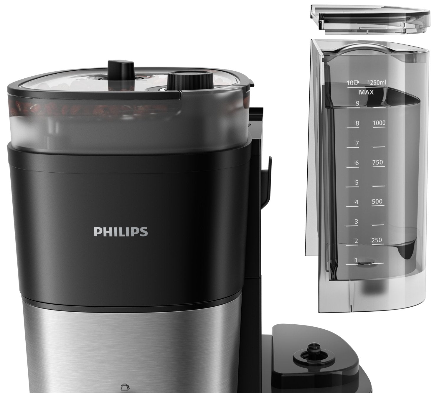 EAN 8720389023422 - Philips HD7900/01 cafetera eléctrica Totalmente automática Cafetera de filtro 1,25 L imagen 3