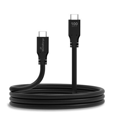 Cable Mediarange Mrcs218  Usb Usb 3.2 Gen 1 (3.1 Gen 1) 3 M Usb C Negro