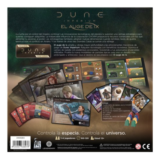 EAN 8435407638976 - Asmodee DWDI02ES juego de tablero Dune Imperium: El auge de Ix Juego de mesa Estrategia imagen 2