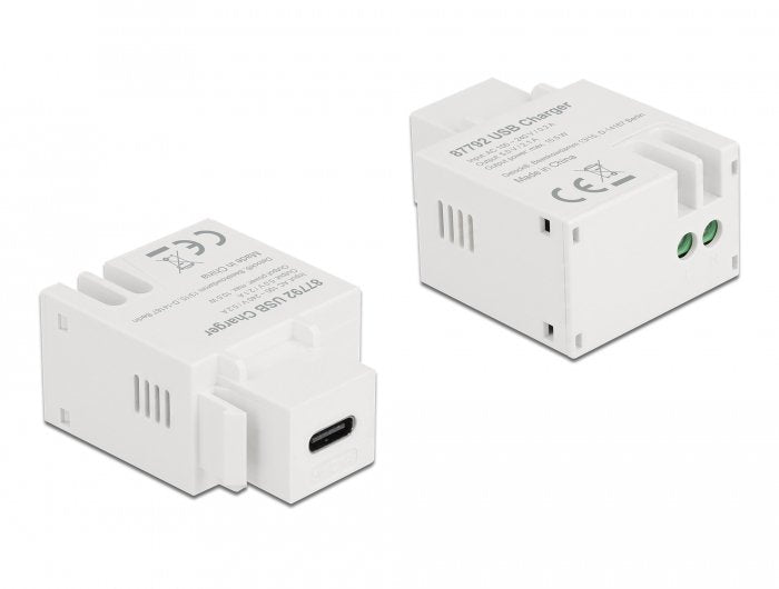 Delock Keymone Modul Con Usb Type-C Ladehchse 2,1 A Blanco