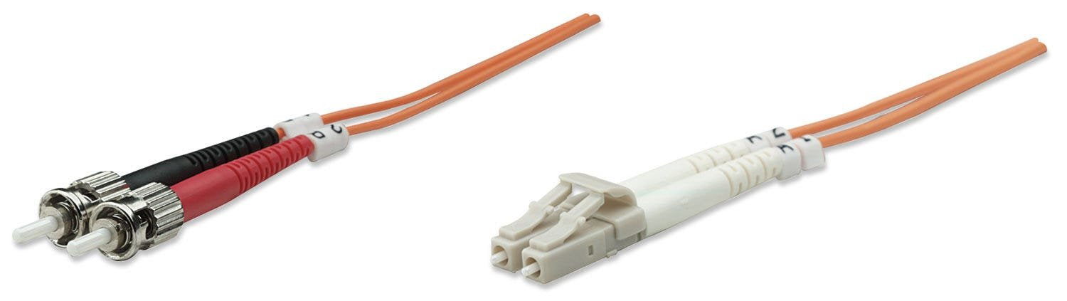 EAN 0766623471336 - Intellinet 5m LC/ST Cable de fibra óptica e InfiniBand Naranja imagen 1