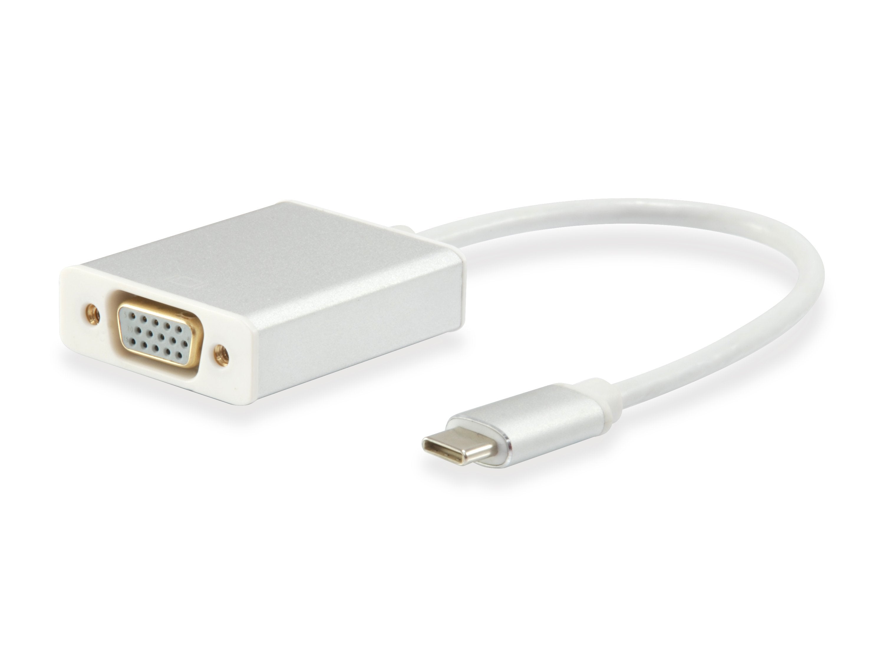 Equip Adaptador Usb-C  A  Vga M/H Blanco 133451