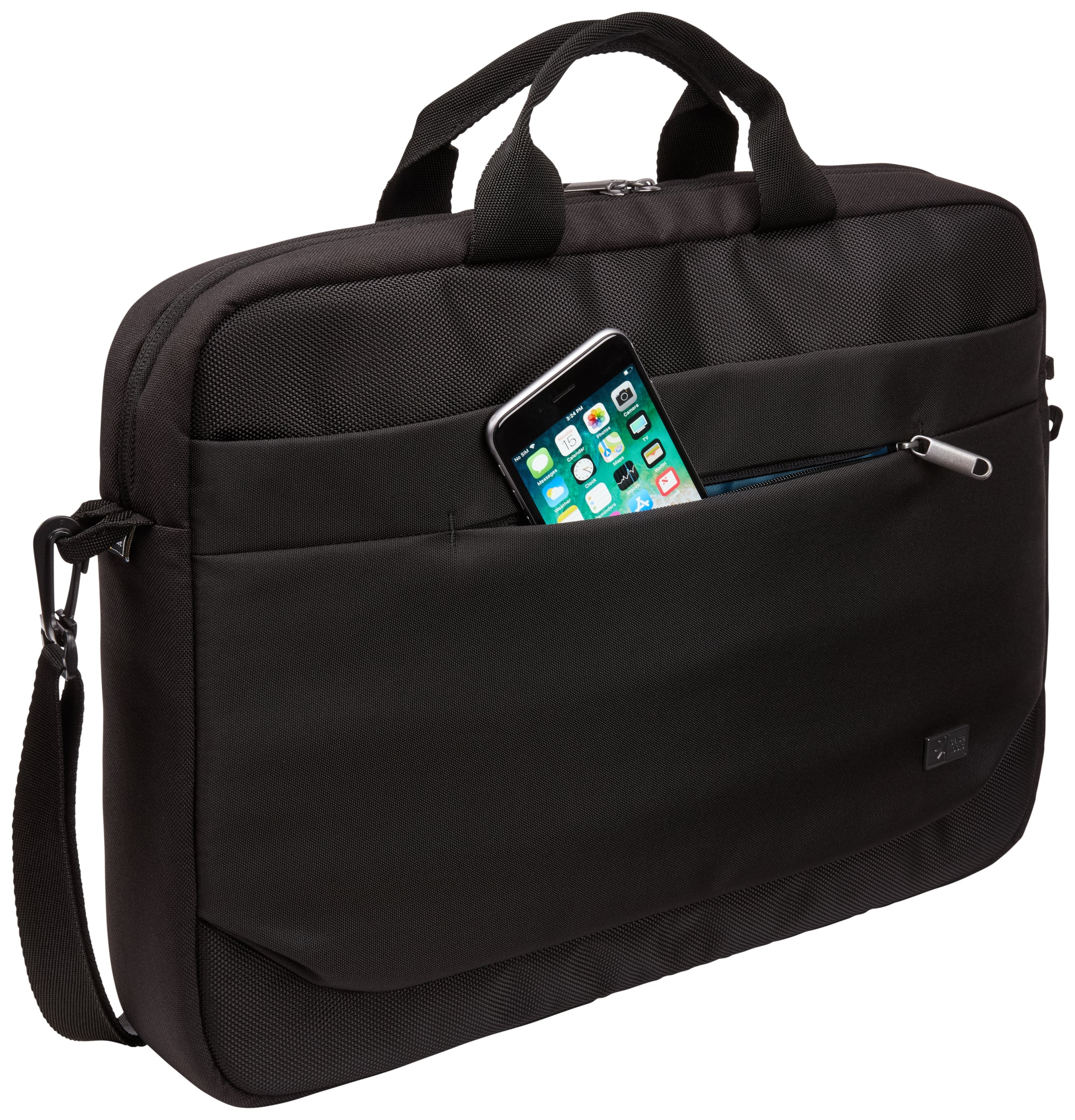 Case Logic Advantage Adva-117 Black Maletines Para Portátil 43,9 Cm (17.3") Funda Negro