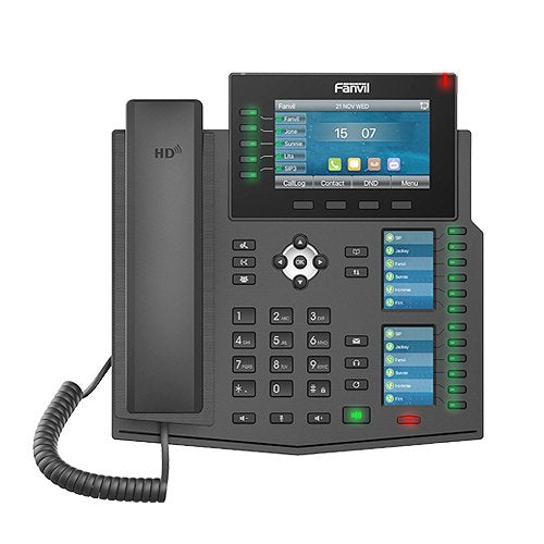 Teléfono Ip Fanvil X6u Negro