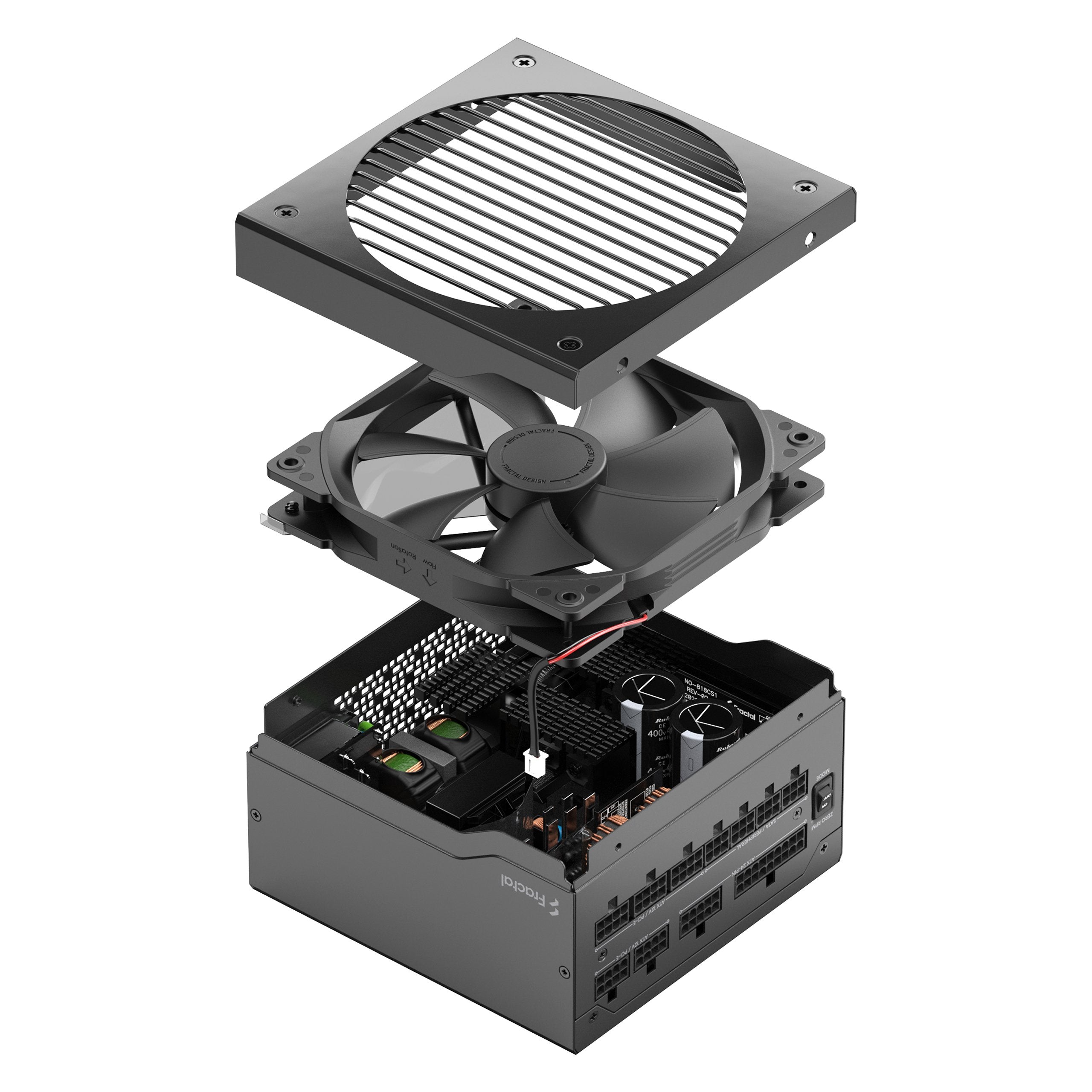 Fuente De Alimentacion Fractal Design Ion+ 2 Platinum 860w, Para Pc Fd-P-Ia2p-860-Eu