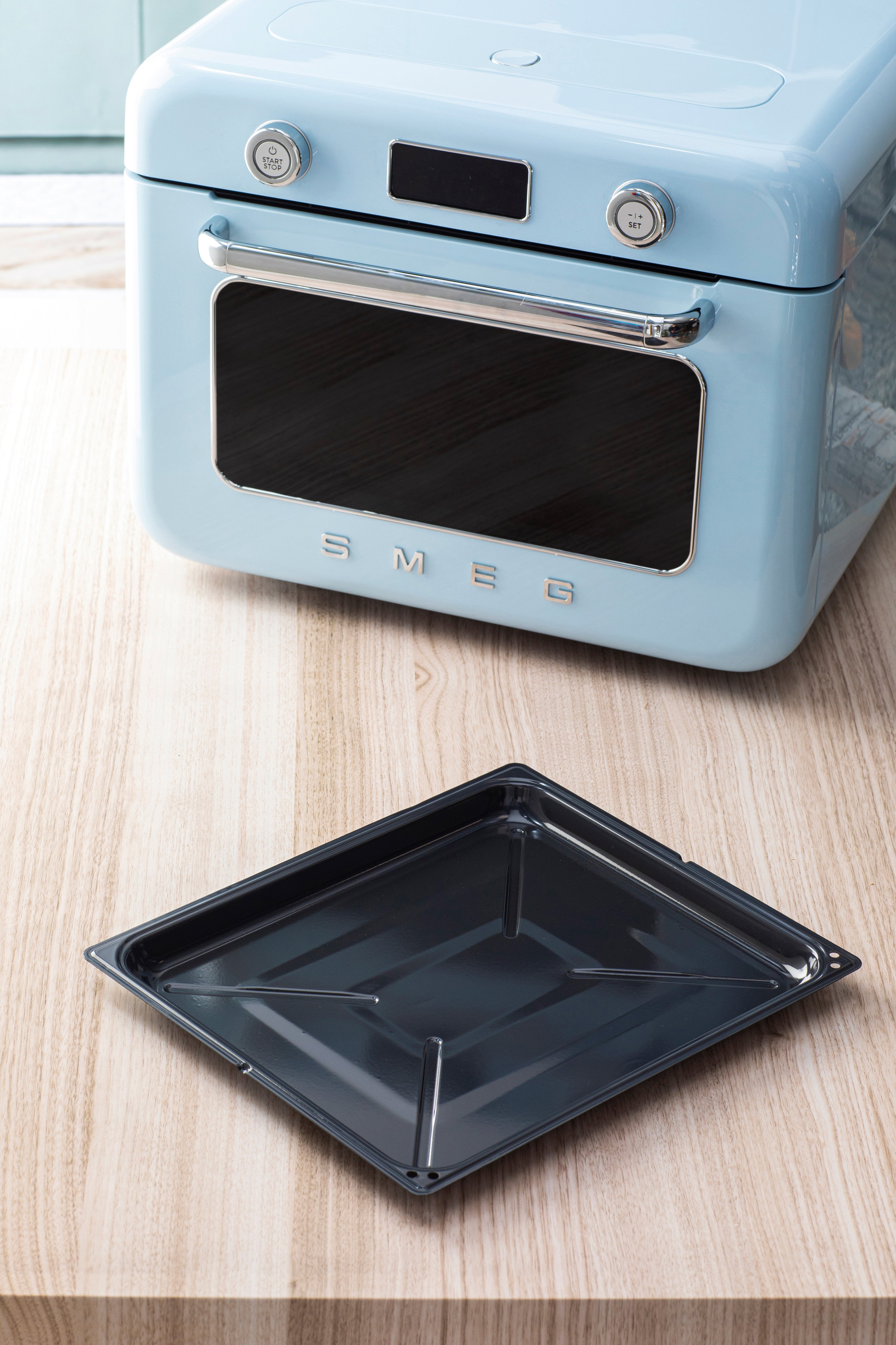 EAN 8017709333874 - Smeg COF01PBEU horno de vapor Pequeño Azul Botones, Giratorio imagen 32