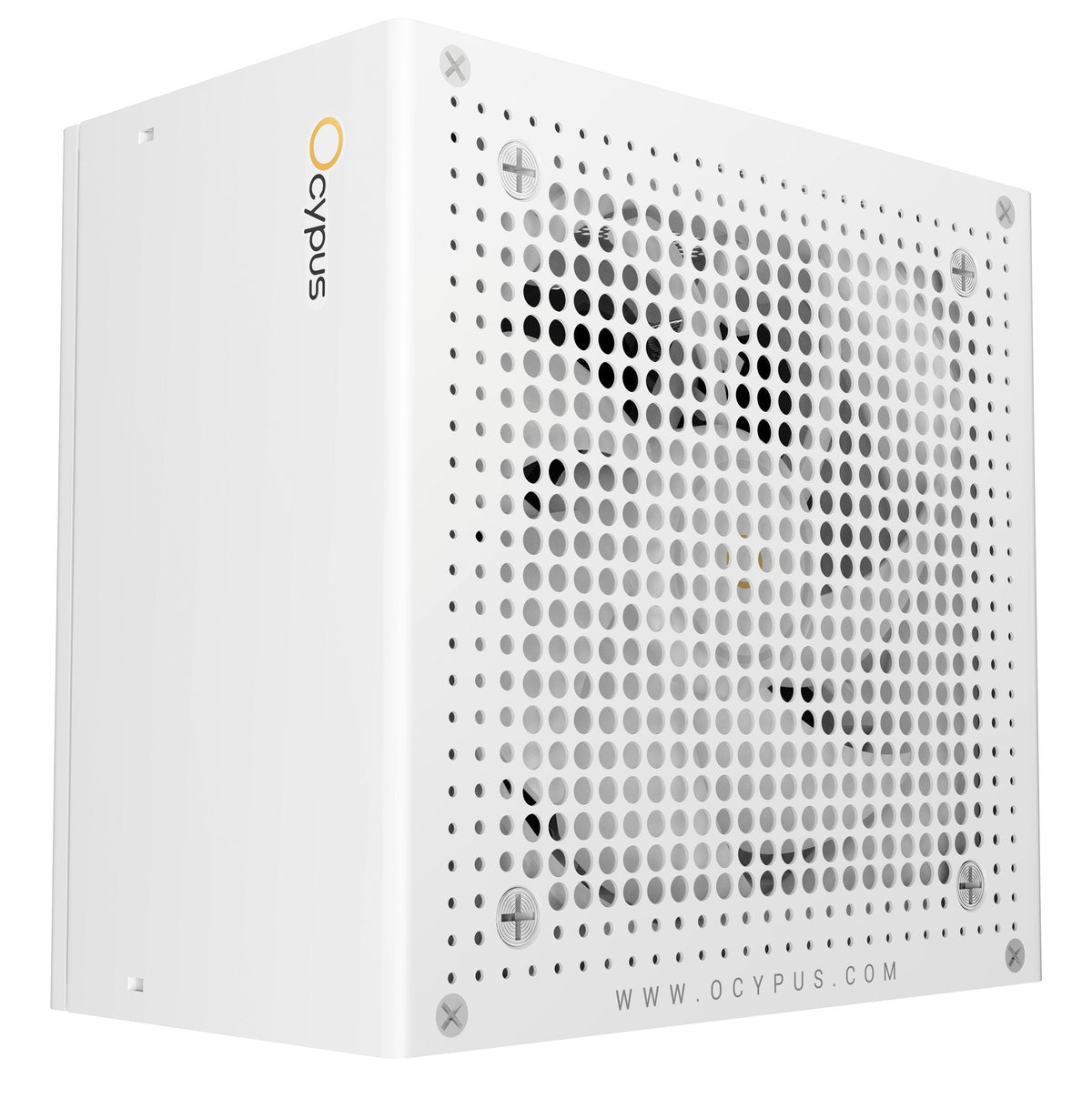 Fuente De Alimentación  Ocypus Iota P850 Blanca (Blanco, 1x Gpu De Alta Potencia De 12 Pines, 3x Pcie, Gestión De Cables, 850 Vatios) Iota-P850-G1ffwh