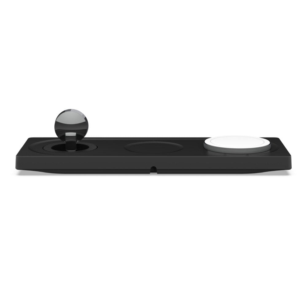 Base De Carga Inalambrica Belkin Wiz016vfbk Magsafe 3 En 1 Apple Iphone Airpods Watch Negro