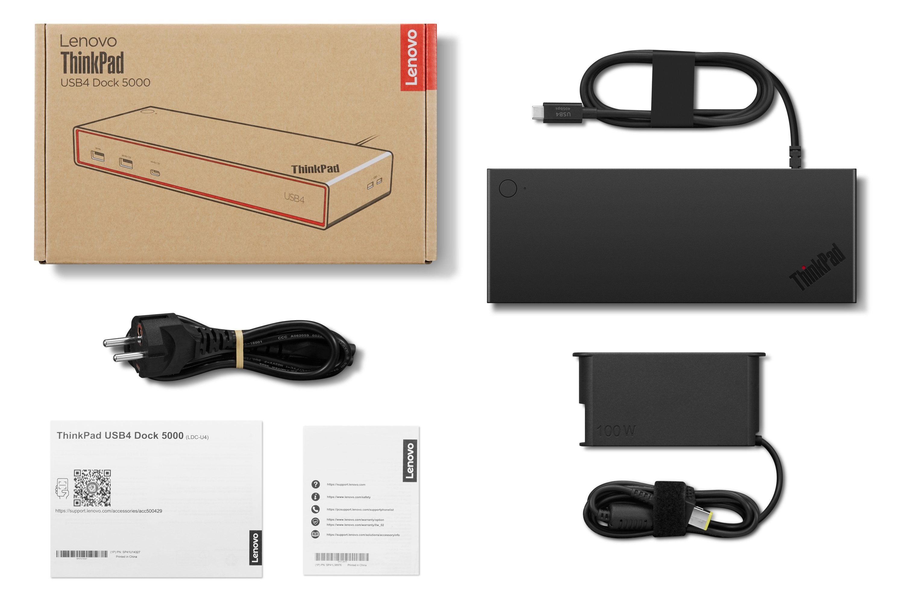 EAN 195892132561 - Lenovo ThinkPad USB4 Dock 5000 Alámbrico Thunderbolt 4 Negro imagen 15