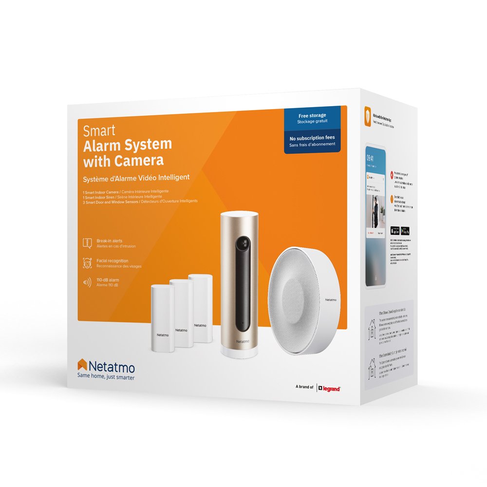 Cámara Netatmo Nbu-Iccs Con Sensores Y Kit De Sirena