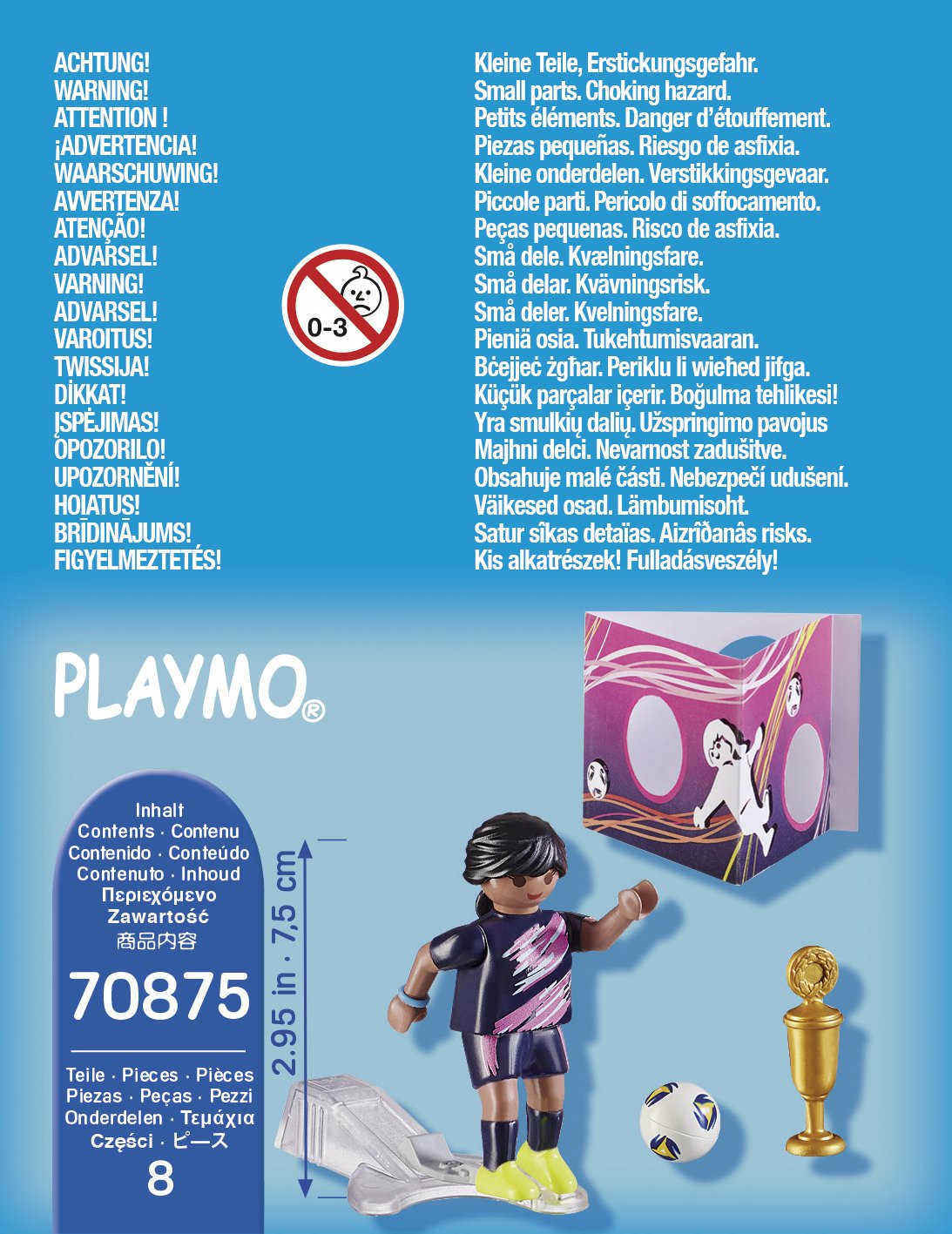 Playmobil 70875 Jugadora De Fútbol Con Portería
