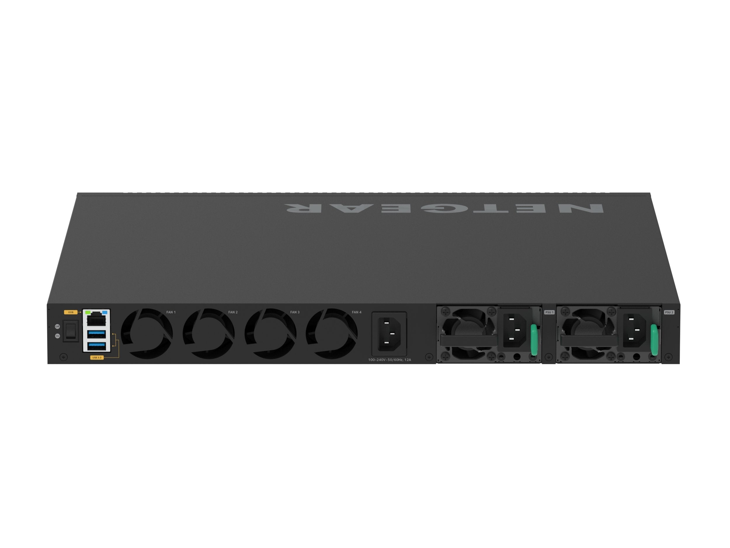 Netgear M4350-44m4x4v Gestionado L3 2.5g Ethernet (100/1000/2500) Energía Sobre Ethernet (Poe) 1u Negro
