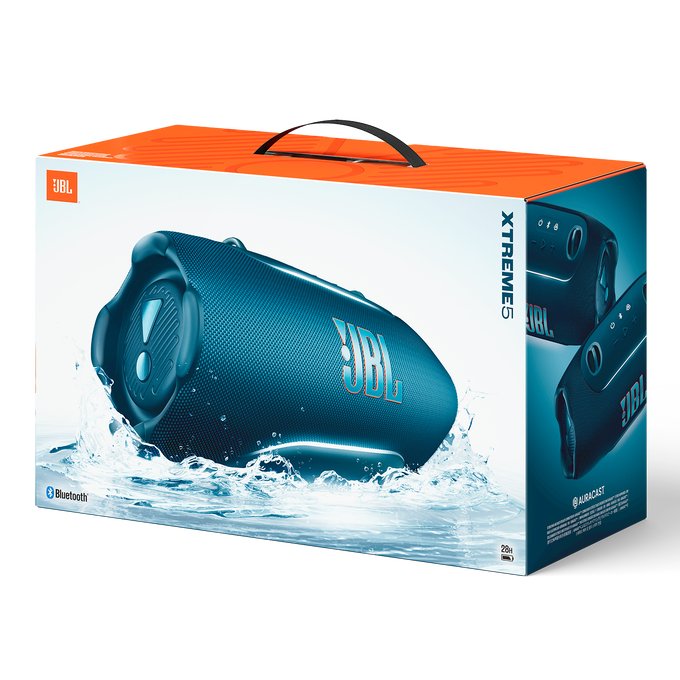 Altavoz Bluetooth  Jbl Xtreme 5  Portátil Con Sonido Jbl Pro Y Práctica Correa Para El Hombro, Ip68 Impermeable, Banco De Energía Integrado, Azul