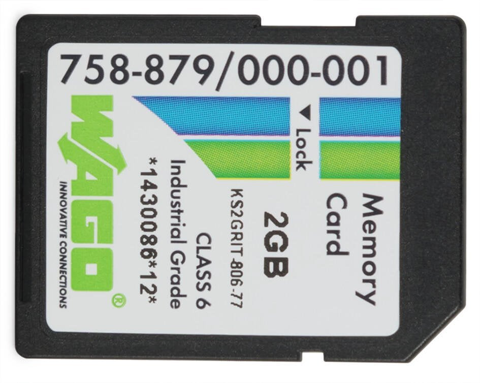 Wago 758-879 000-001 Memory Card (Sd)